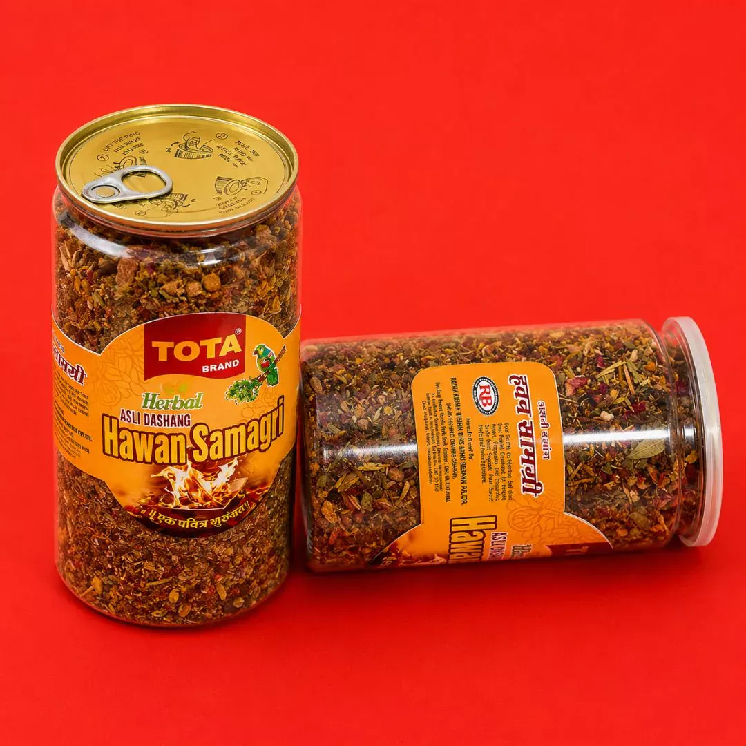 TOTA Gold Hawan Samagri – Natural Herbal Blend for Pooja &amp; Havan Rituals