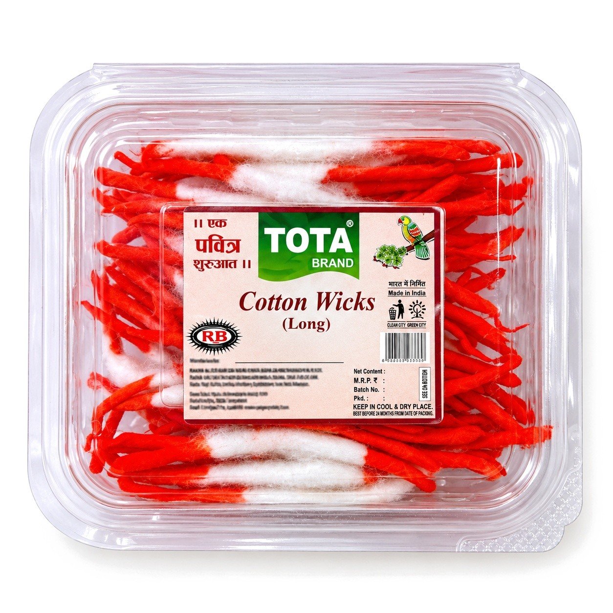 Cotton Wicks Long for Diya  Ready to Use Cotton Batti for Pooja, Aarti & Daily Worship