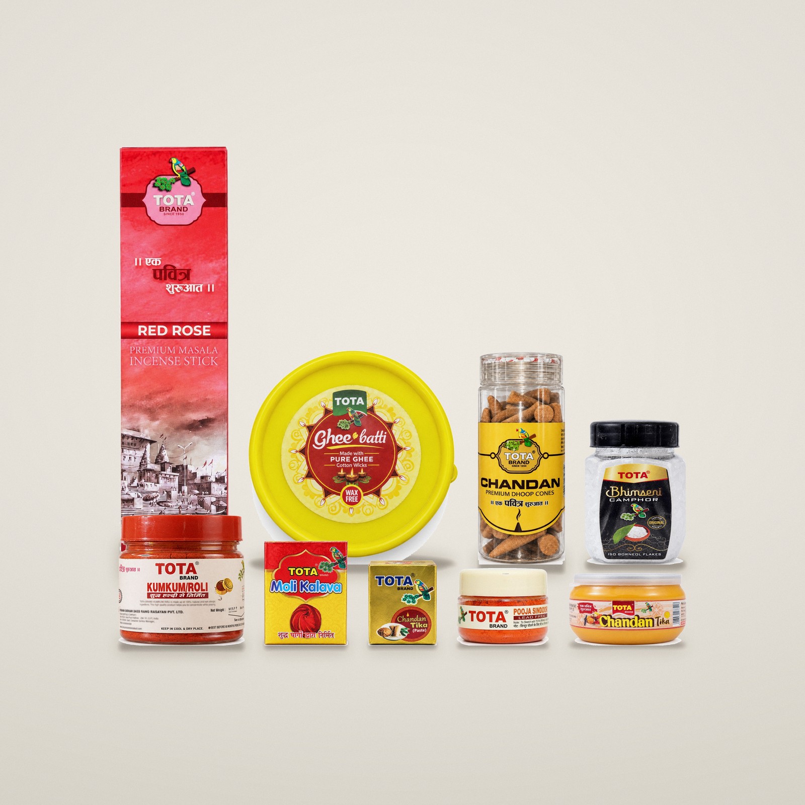 Tota Puja Ghar Set: Daily Puja Thali