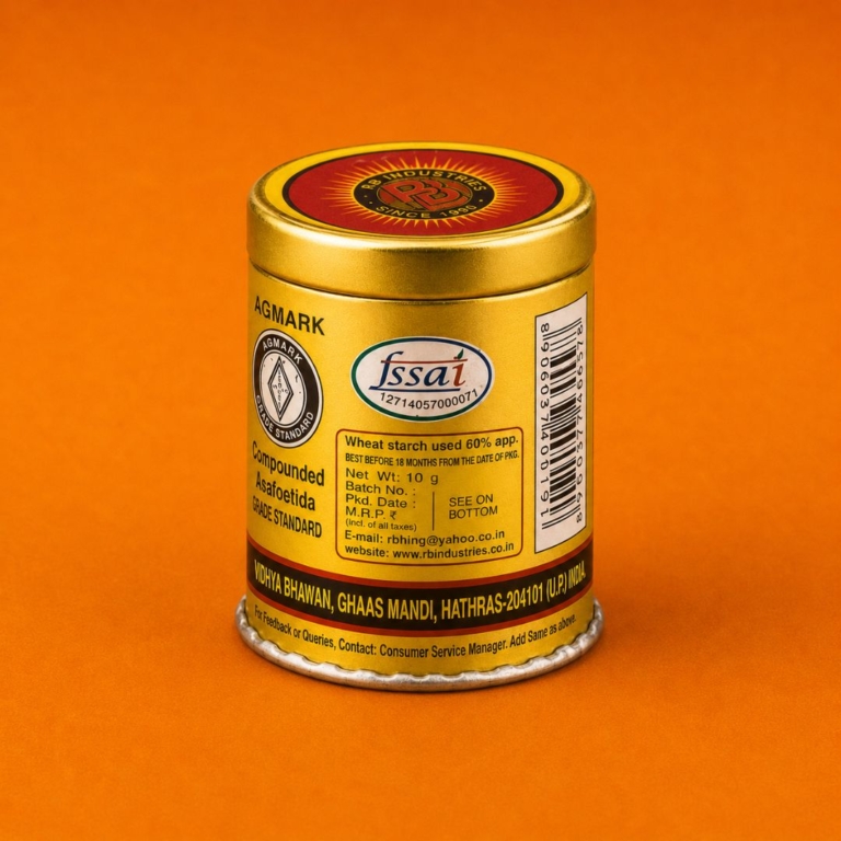 Bankey Bihari Yellow Bandhani Hing Powder