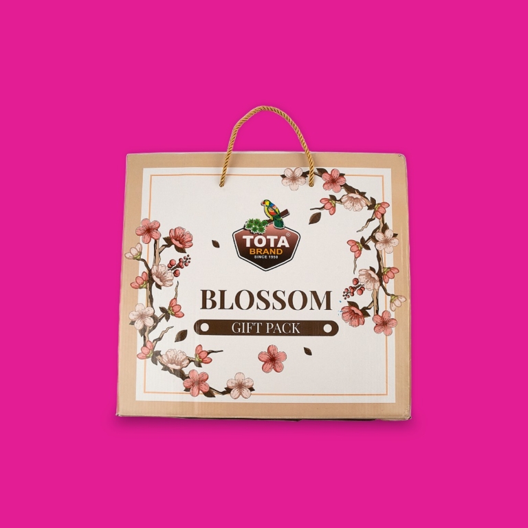TOTA Blossom Holi Colour Gulal Gift Pack 100% Natural and Organic Gulal Powder for Holi Pack of 7