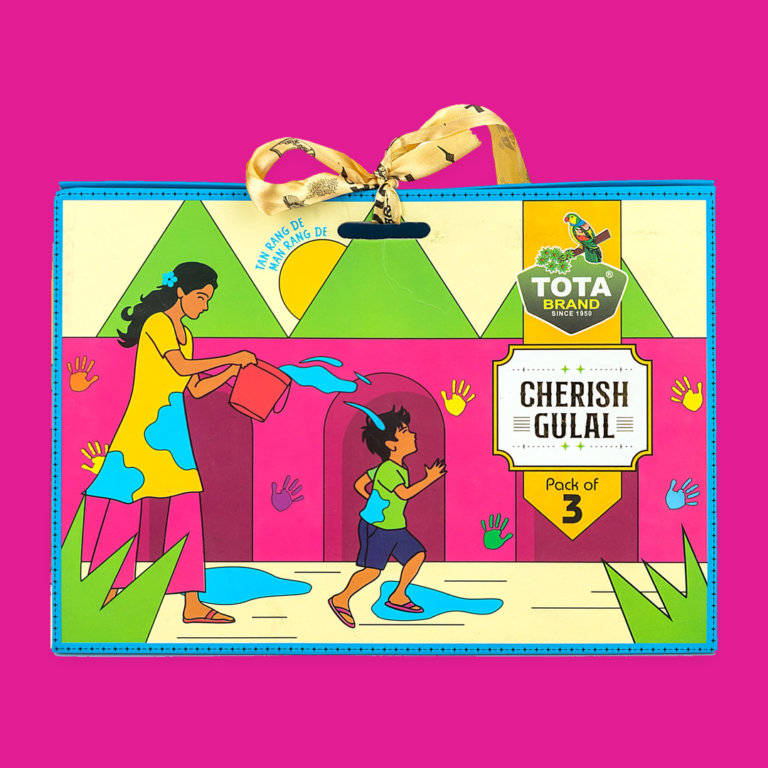TOTA Cherish Holi Colour Gift Pack Premium Organic Holi Gulal