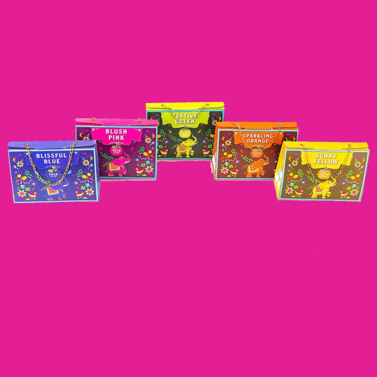TOTA Fiesta Gulal Holi Colour Gift Pack Organic Holi Gulal for Safe and Natural Holi