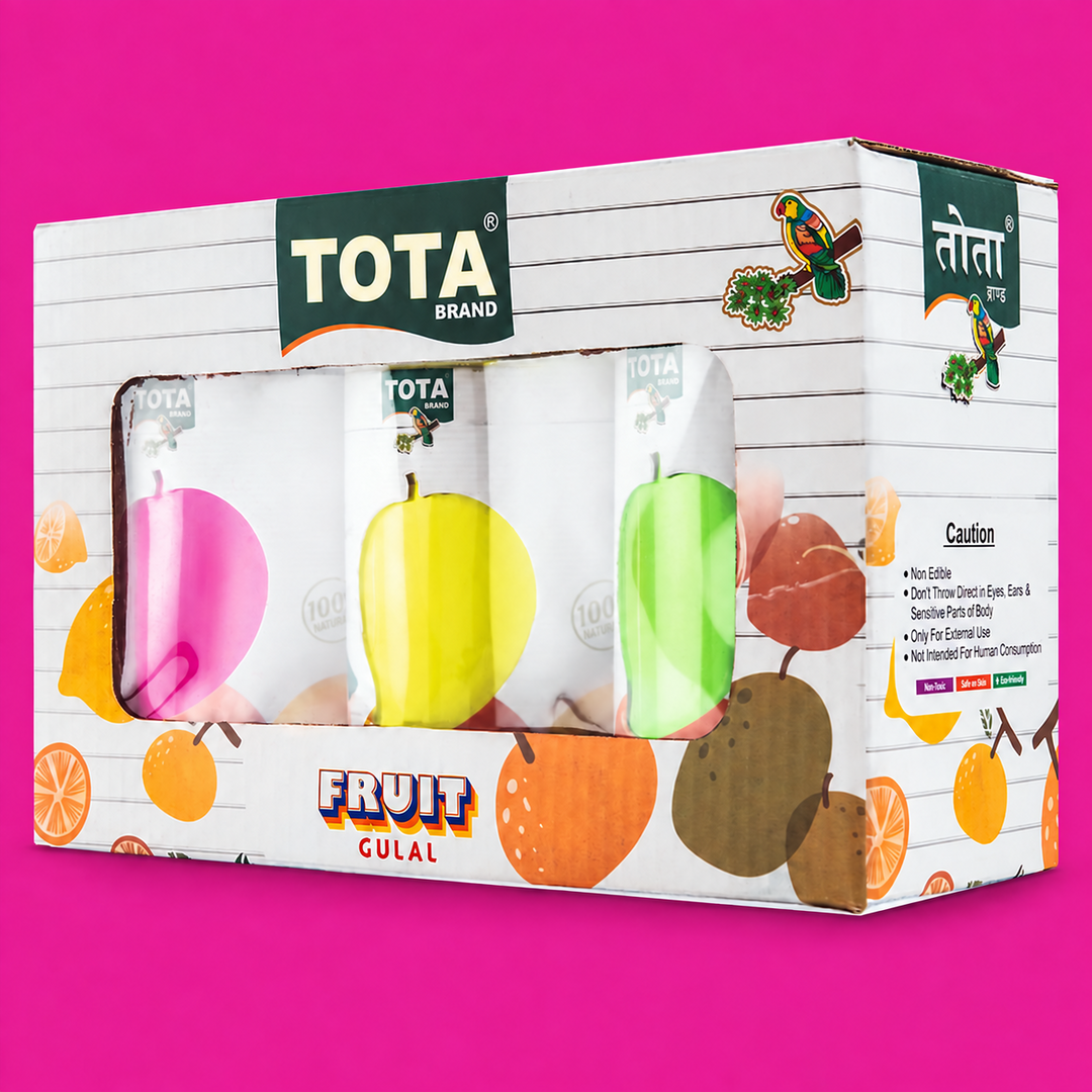 TOTA Fruit Gulal 100% Natural Holi Gulal Gift Pack for Holi Celebration_ TOTA Fruit Gulal 100% Natural Holi Gulal Gift Pack for Holi Celebration
