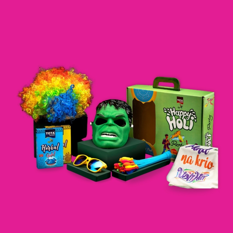TOTA Happy Holi Kit Natural and Herbal Gulal