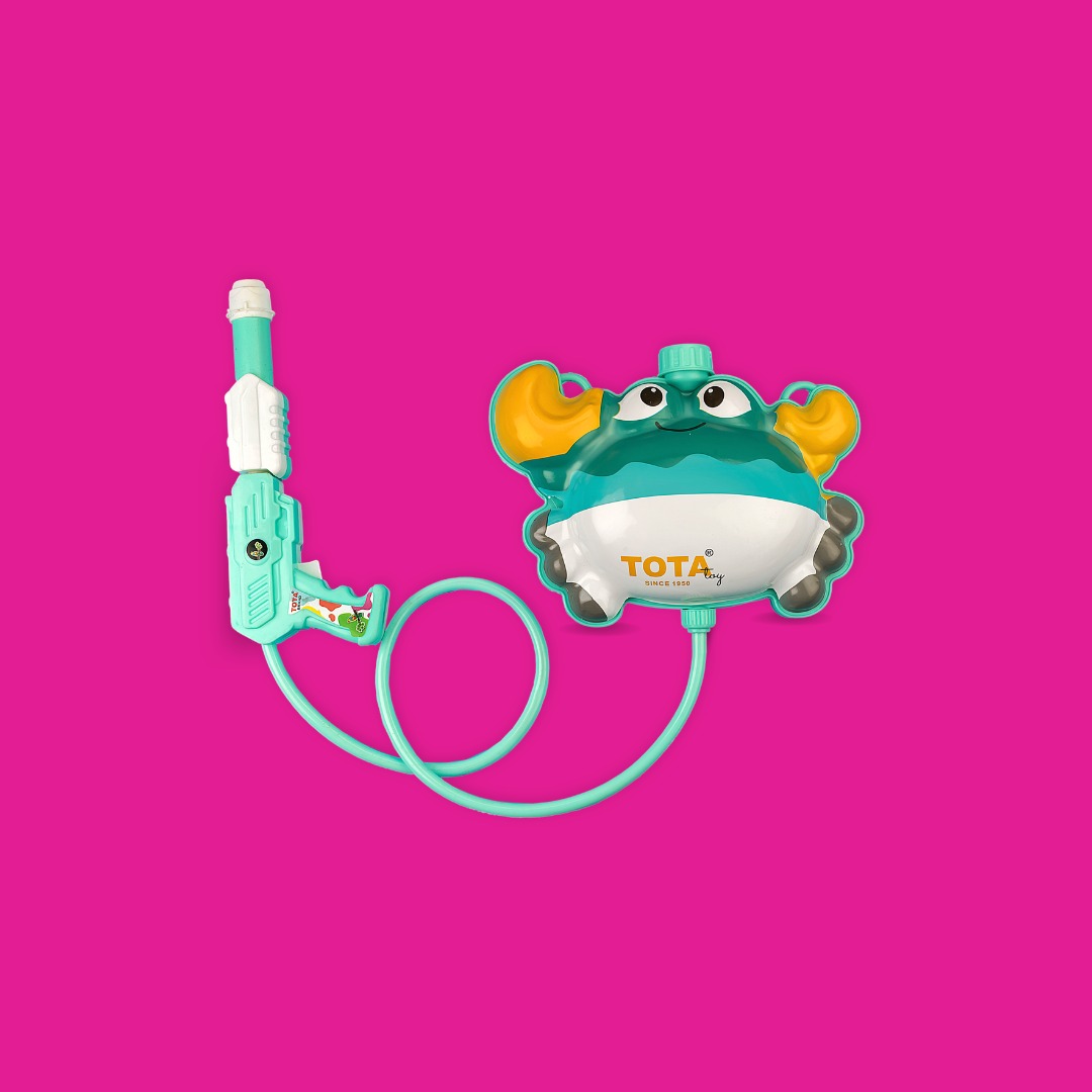 TOTA Holi Tank Pichkari Water Gun – 3D Crab Design TOTA Holi Tank Pichkari Water Gun – 3D Crab Design