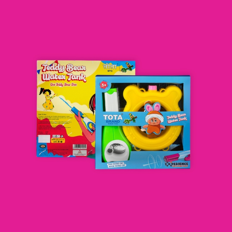 TOTA Holi Tank Pichkari Water Gun – 3D Teddy Bear Design