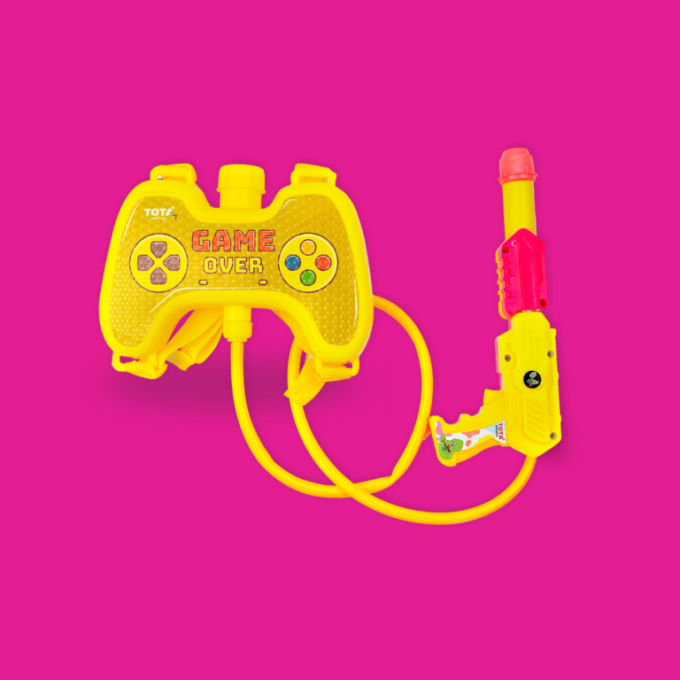 TOTA Holi Water Tank Pichkari –1.5L Video Game Design Toy Gun