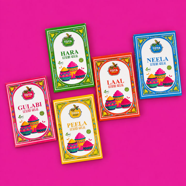 TOTA Luxury Gulal Herbal Holi Colour Skin Friendly Organic Holi Gulal