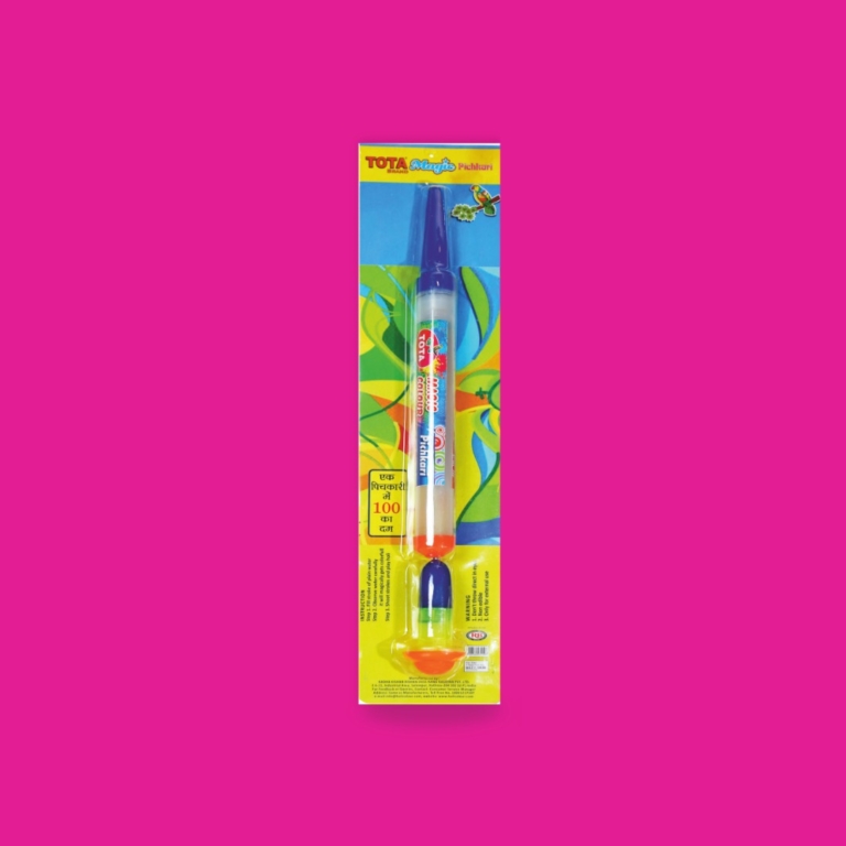 TOTA Magic Pichkari for Holi – Fill Plain Water and Spray Colourful Water
