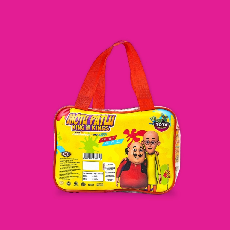 TOTA Motu Patlu Herbal Gulal Holi Colour Kids Friendly Organic Holi Gulal