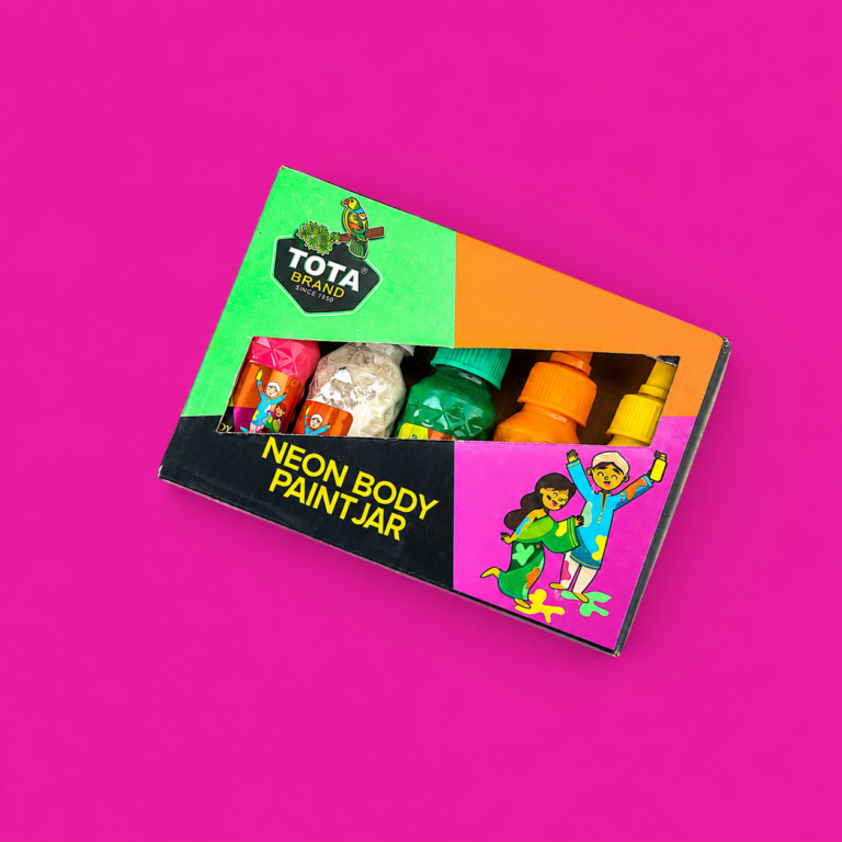 TOTA Non-Toxic Face Paint Neon Body Face Paint Jar