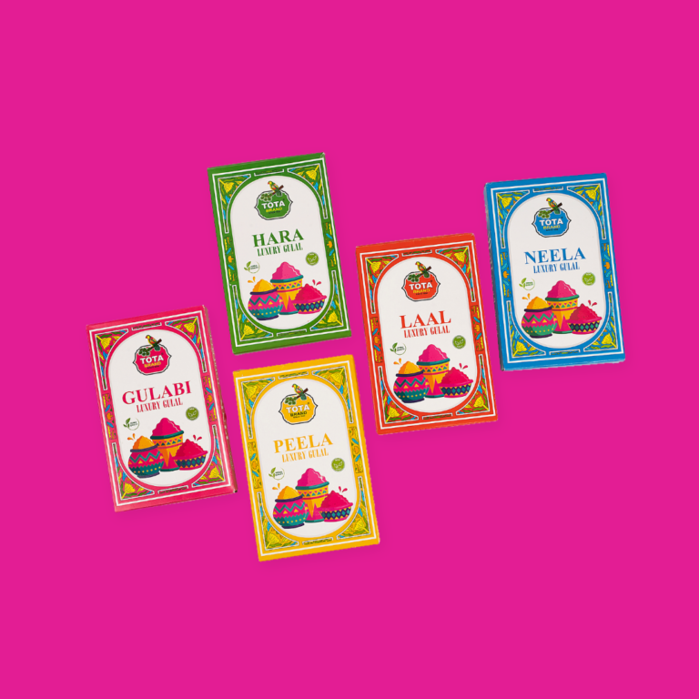 TOTA Premium Luxury Gulal Gift Pack for Holi Celebration, Greetings