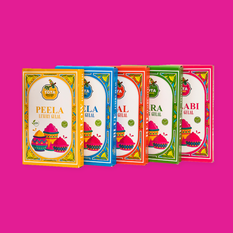 TOTA Premium Luxury Gulal Gift Pack for Holi Celebration, Greetings