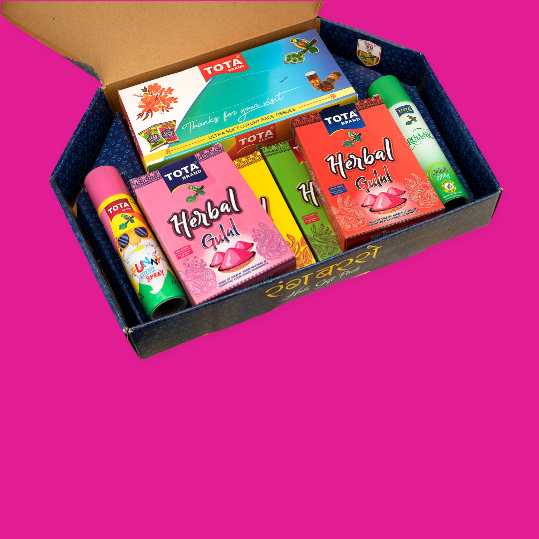 TOTA Rang Barse Kit Natural and Herbal Gulal