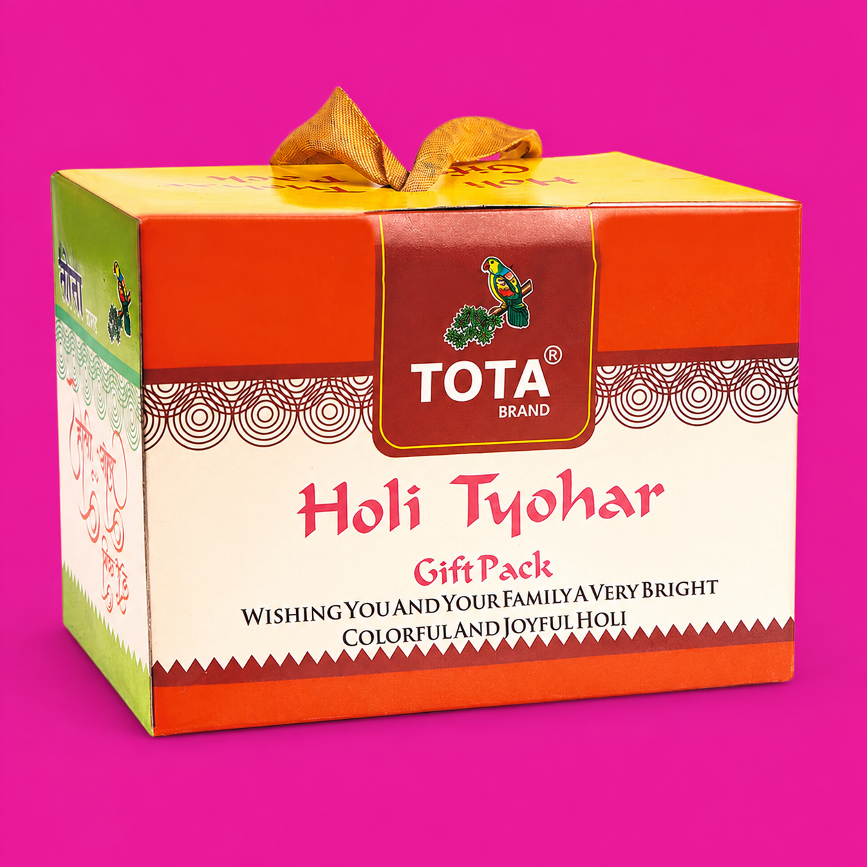 TOTA Tyohar gulal Premium Holi Gift Pack Natural and Herbal Gulal TOTA Tyohar gulal Premium Holi Gift Pack Natural and Herbal Gulal