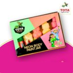 TOTA Non-Toxic Face Paint Neon Body Face Paint Jar