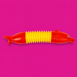TOTA Dophin Gulal Gun for Kids RED