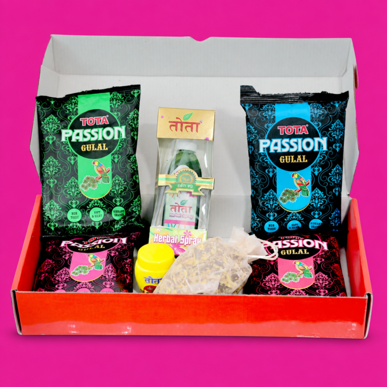 TOTA Premium Herbal Holi Kit Natural and Herbal Gulal