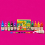 TOTA 10 Rangoli Colour Powder Bottles – Diwali Decoration Item Floor Rangoli Art Colours