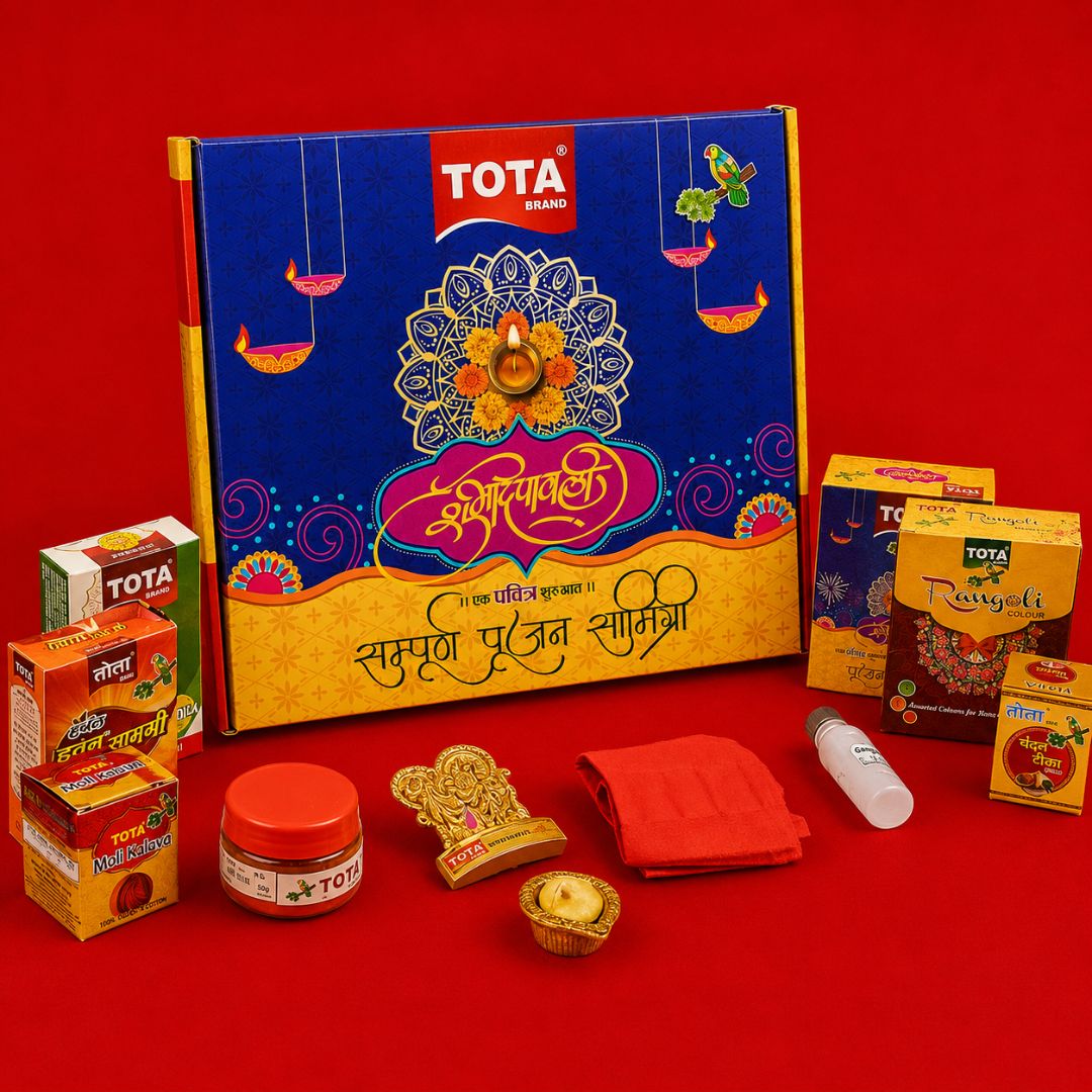 TOTA Diwali Gold Pooja Kit TOTA Diwali Gold Pooja Kit