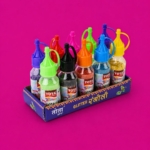 TOTA Glitter Rangoli Colour Powder Bottles – Set of 10 Sparkle Rangoli Powder Colors