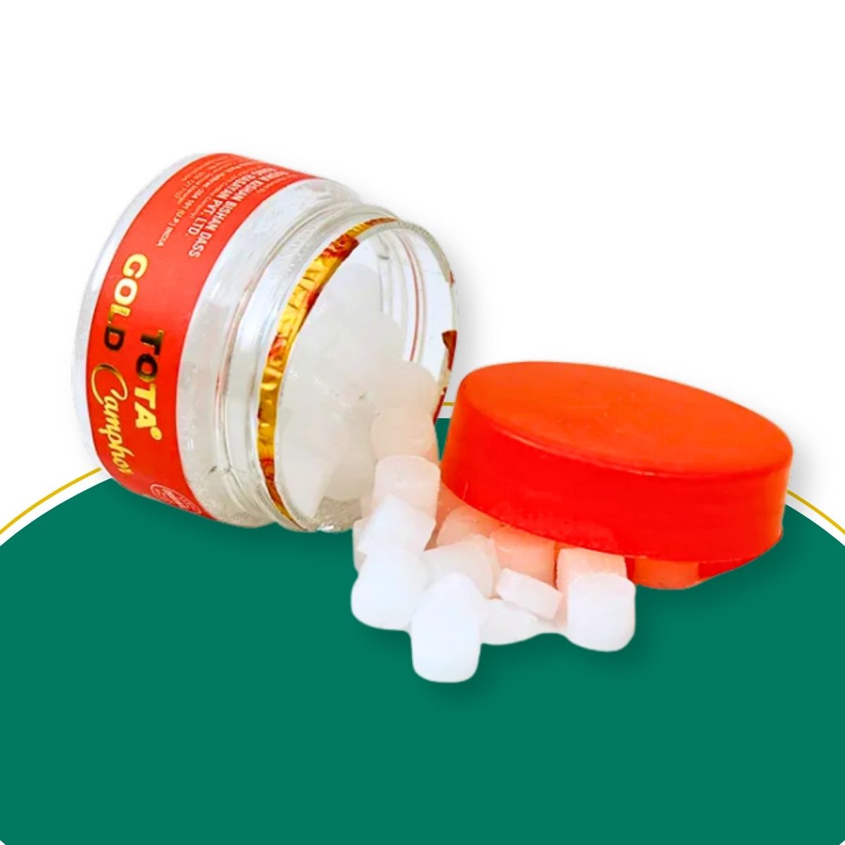 TOTA Gold Camphor – Premium Sacred Camphor for Puja, Havan & Spiritual ...