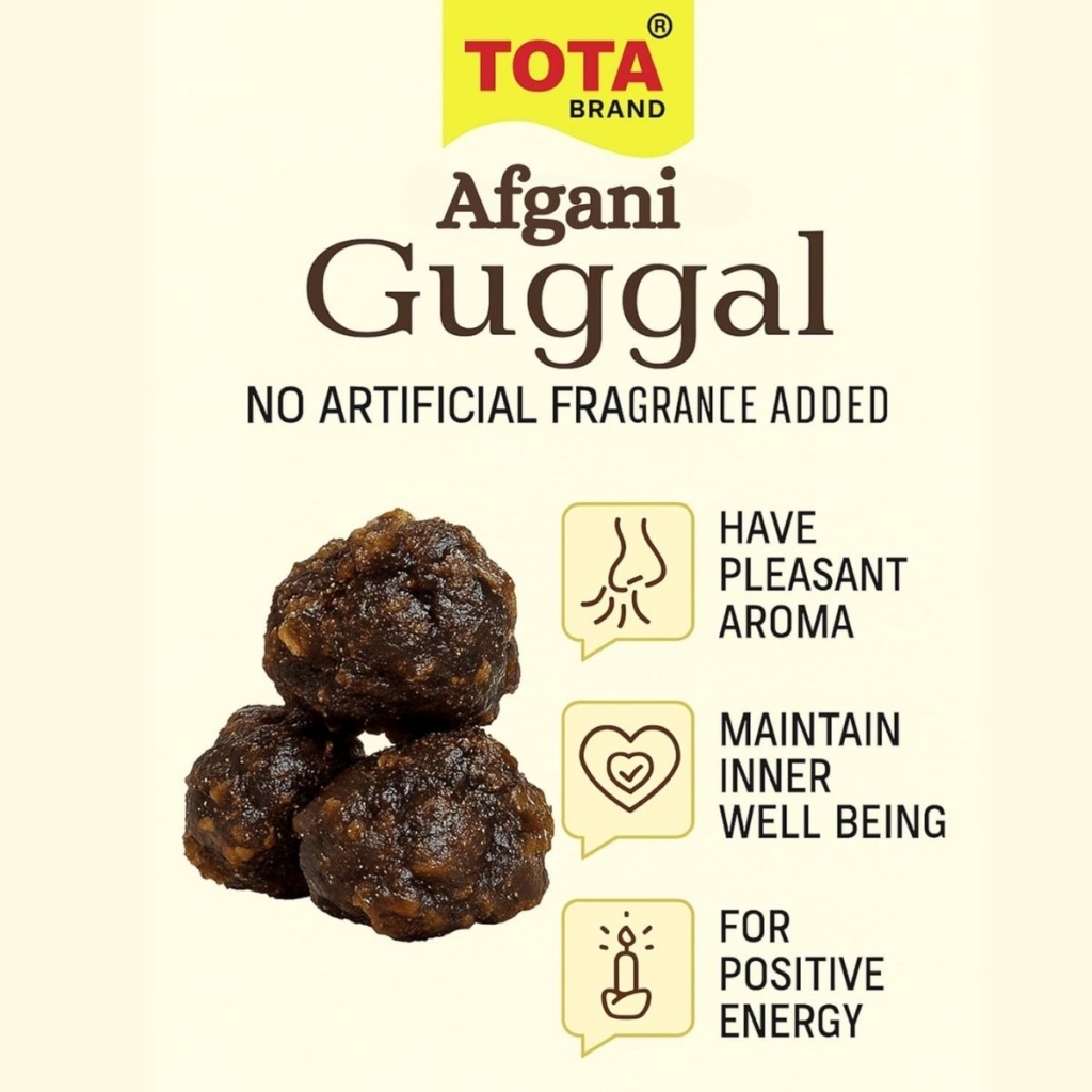 TOTA Guggal – Pure Sacred Resin for Daily Puja, Spiritual Rituals ...