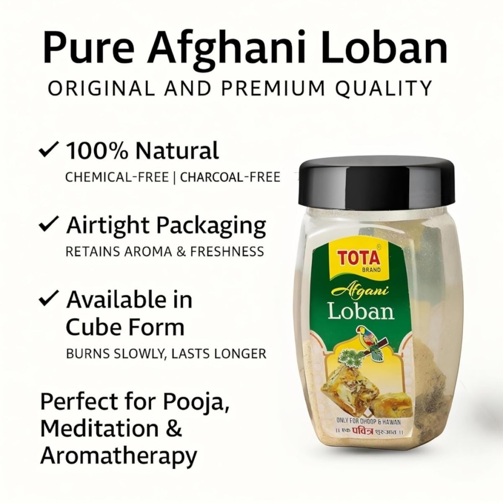 TOTA Loban – Pure Sacred Resin for Puja, Havan & Spiritual Rituals ...