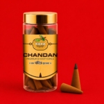 TOTA Premium Chandan DHOOP Cones Natural Sandalwood Incense for Puja