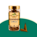 TOTA Premium Chandan DHOOP Cones | Natural Sandalwood Incense for Puja