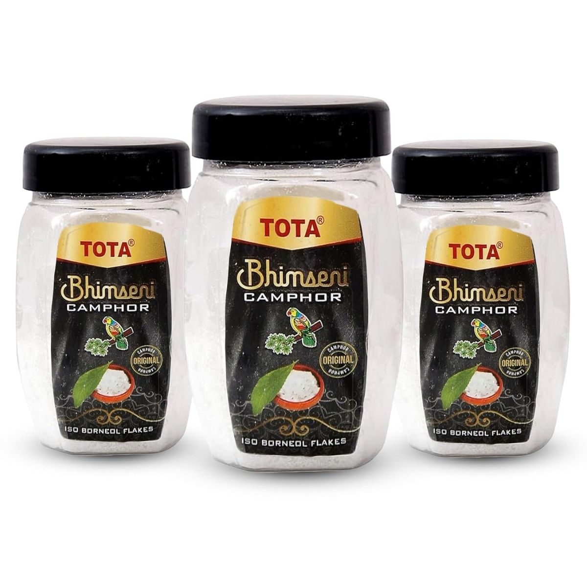 TOTA Pure Bhimseni Camphor Chunk 200g Jar | 100% Natural Camphor for Puja - Image 5