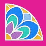 TOTA Rangoli Stencil Corner - Set of 1 Corner MDF Stencils