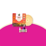 TOTA Rangoli Stencil Corner - Set of 5 Rangoli Colour Bottles + 1 MDF Stencils | 12 X 12 inch | Reusable 3D Rangoli