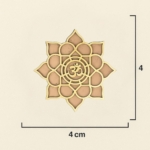 Set of 6 MDF Rangoli Stencils for Door Entrance | Reusable 3D Readymade Rangoli Mats for Floor - Image 2