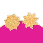 TOTA Rangoli Stencils - 8X8 Inch Set of 2 MDF Colour Stencils - Image 2