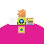 TOTA DIY Wall Hanging Rangoli Stencils – 6X6inch Set of 3 MDF Rangoli Colour Stencils |3D Rangoli Wall Decor for