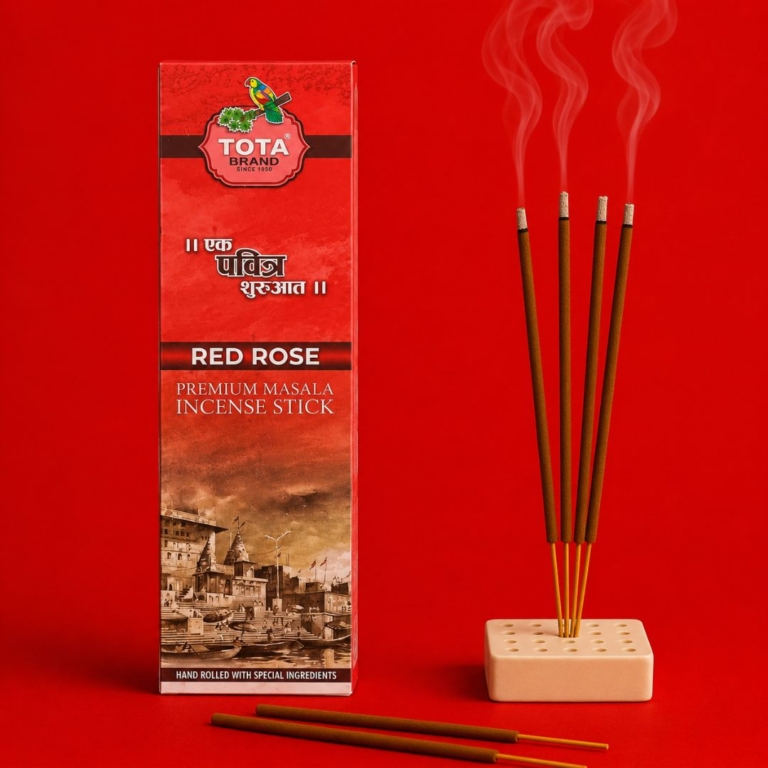 TOTA Masala Agarbatti Combo with Free Incense Stand – Pack of 1