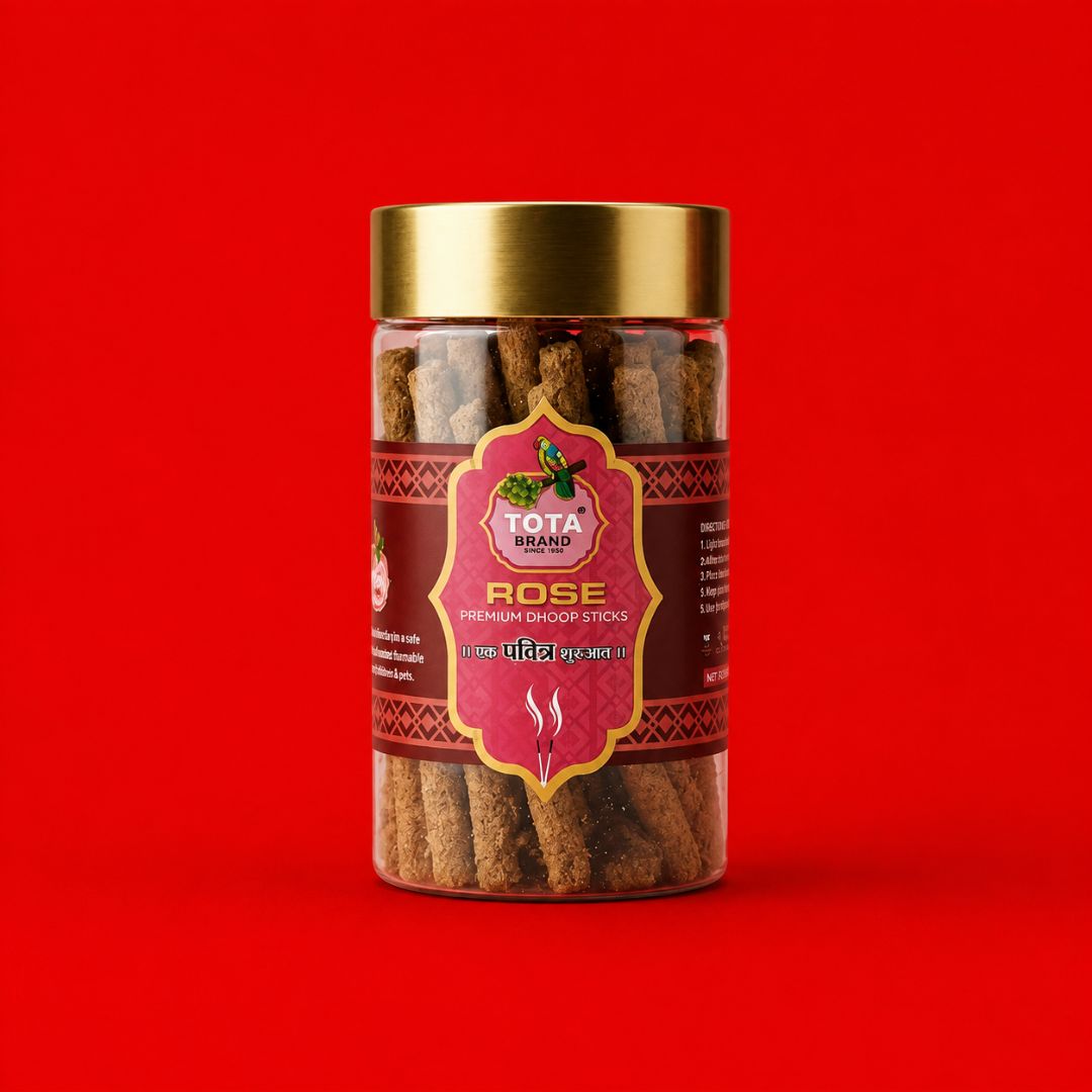 TOTA Premium Rose DHOOP Sticks TOTA Premium Rose DHOOP Sticks